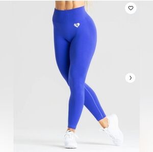 NWT Women's Best Power Seamless Leggings Royal Blue Size M